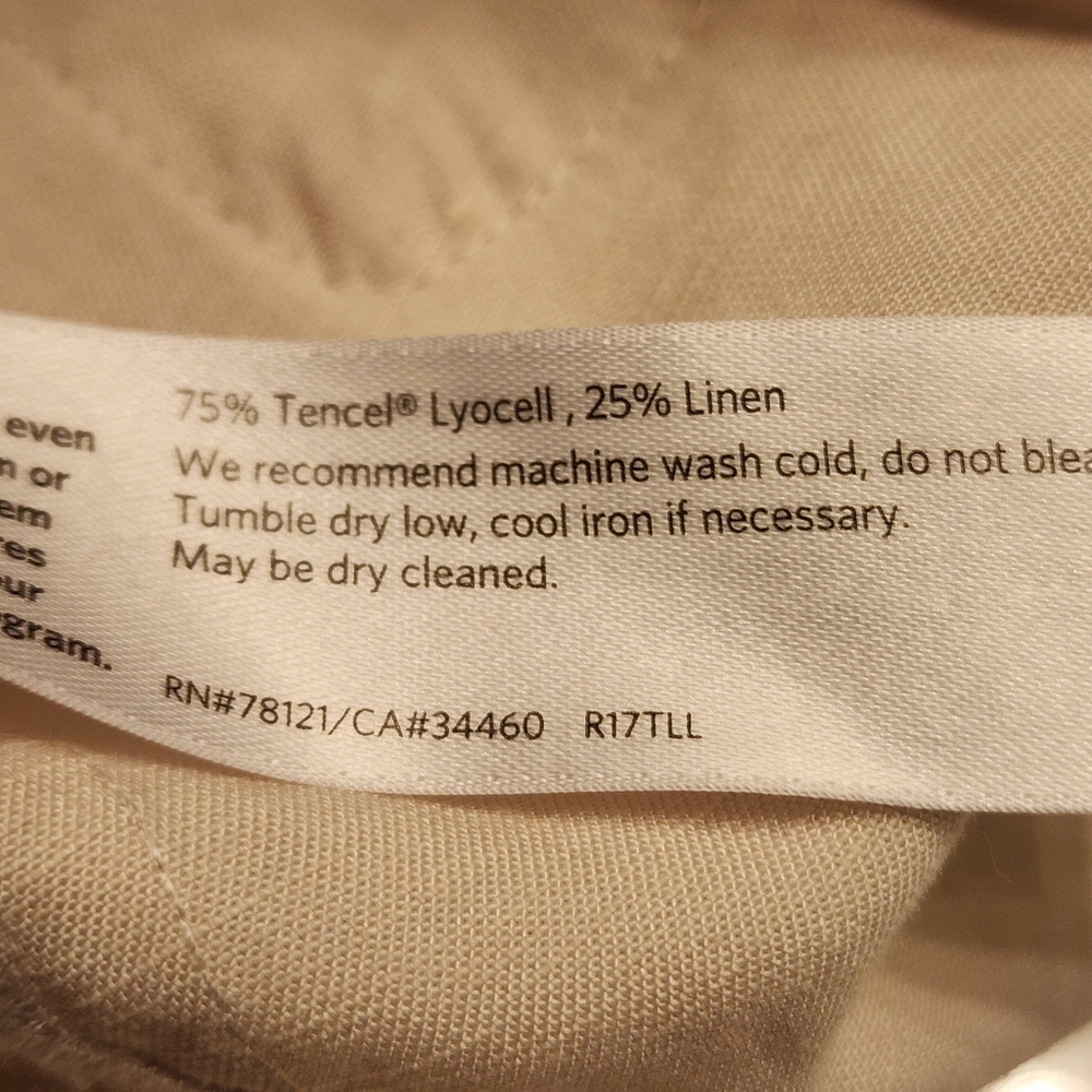 Eileen Fisher Ivory Long Button Front Coat - Picture 11 of 11